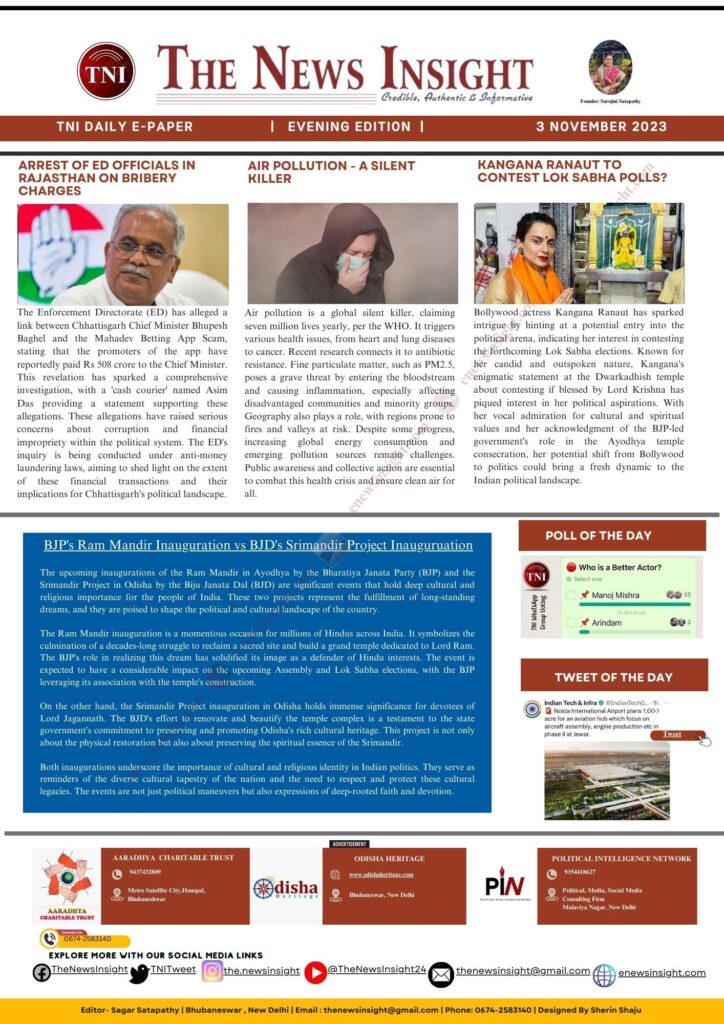 TNI Daily E-paper – November 03, 2023 
