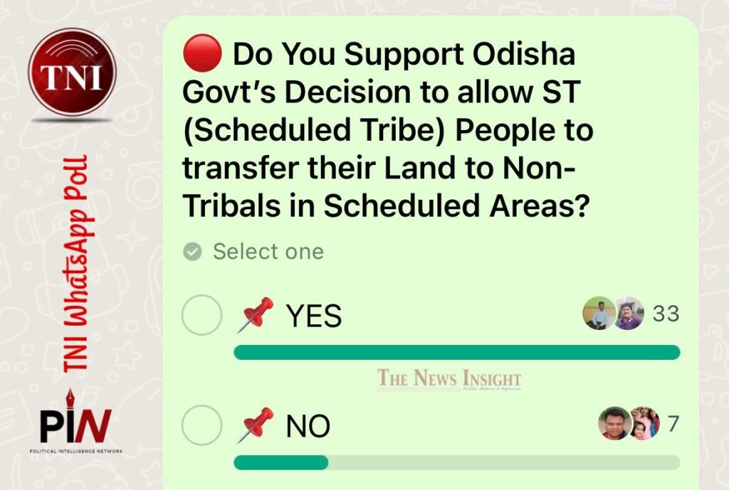 TNI WhatsApp Poll: Debate on Tribal Land Purchase