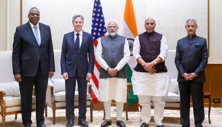 Prime Minister Narendra Modi met US Secretary of State Antony J. Blinken and US Secretary of Defence Lloyd Austin.