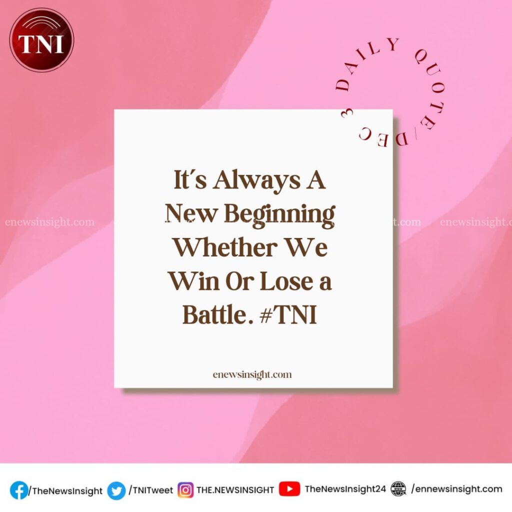 TNI Daily Quote – December 03, 2023 