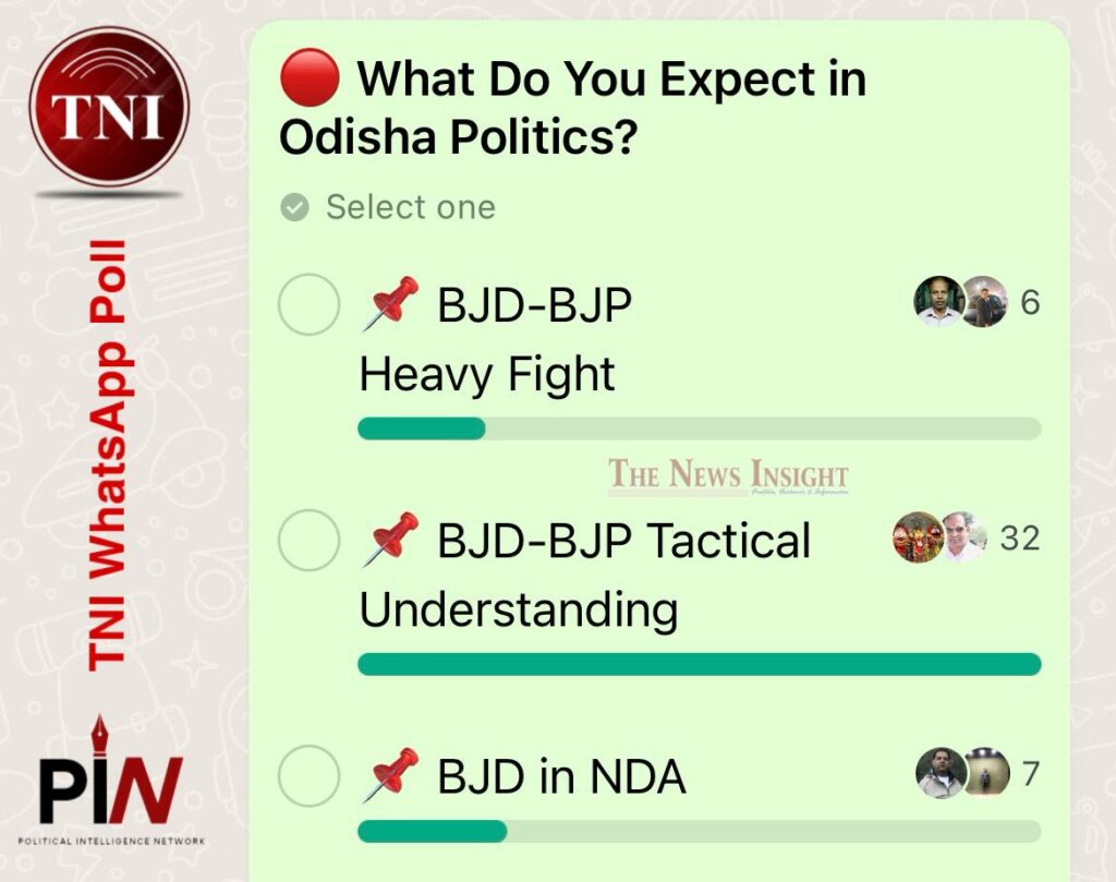 TNI WhatsApp Poll on Odisha Politics