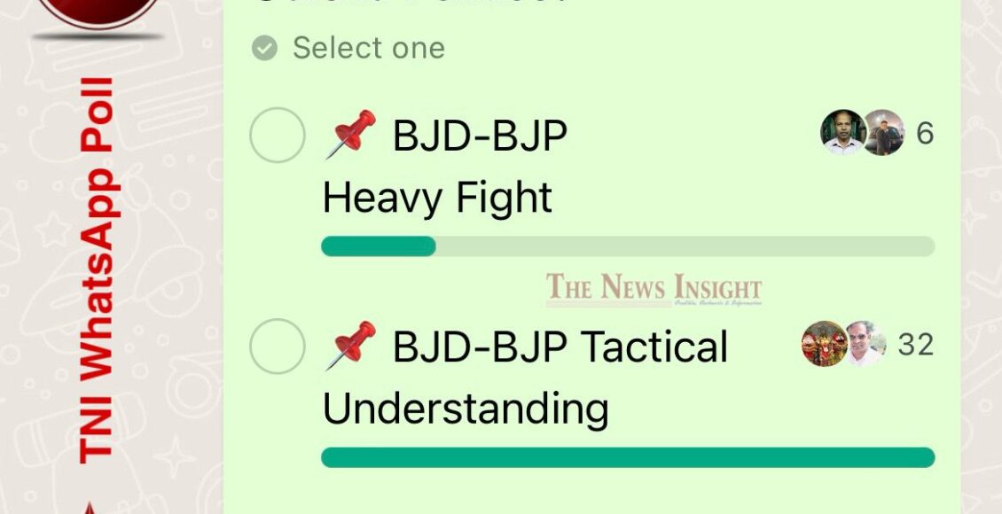 TNI WhatsApp Poll on Odisha Politics