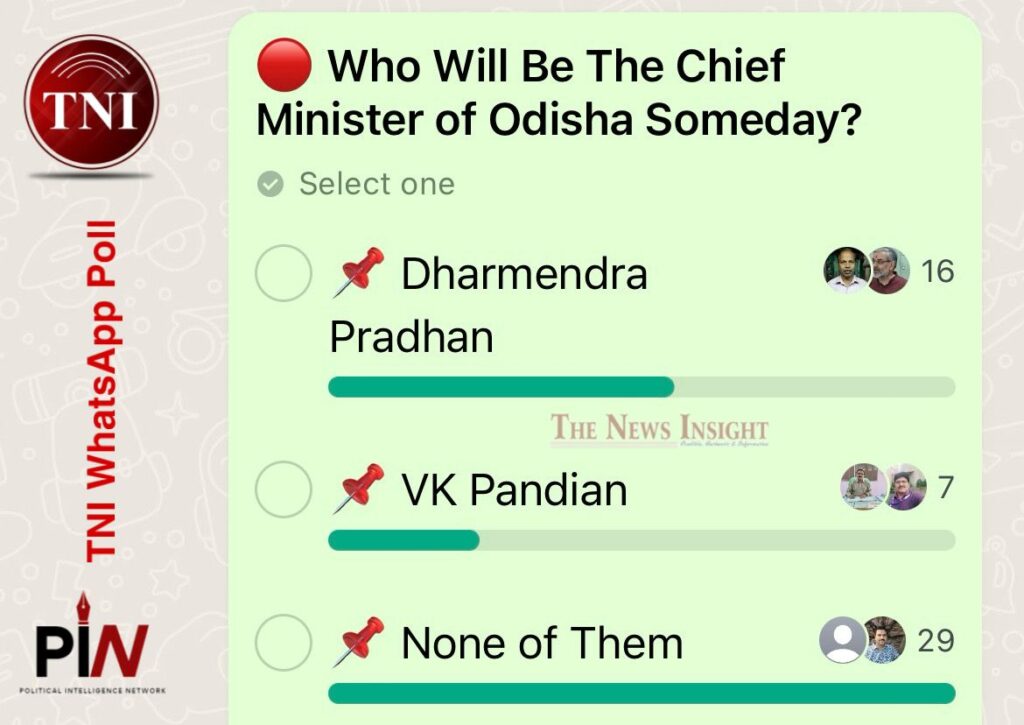 TNI WhatsApp Poll: Dharmendra Pradhan or VK Pandian?