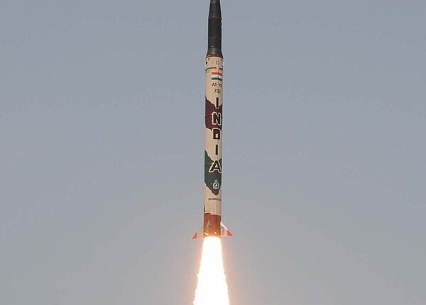 The training launch of the Short-Range Ballistic Missile ‘Agni-1’ was carried out successfully from APJ Abdul Kalam Island, Odisha today.