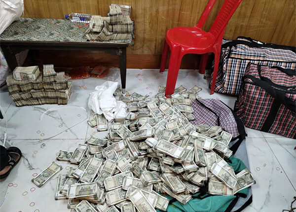 Counting of cash seized during I-T raids on the properties linked to a liquor trader concludes in Odisha. A total of Rs 353 crore seized.