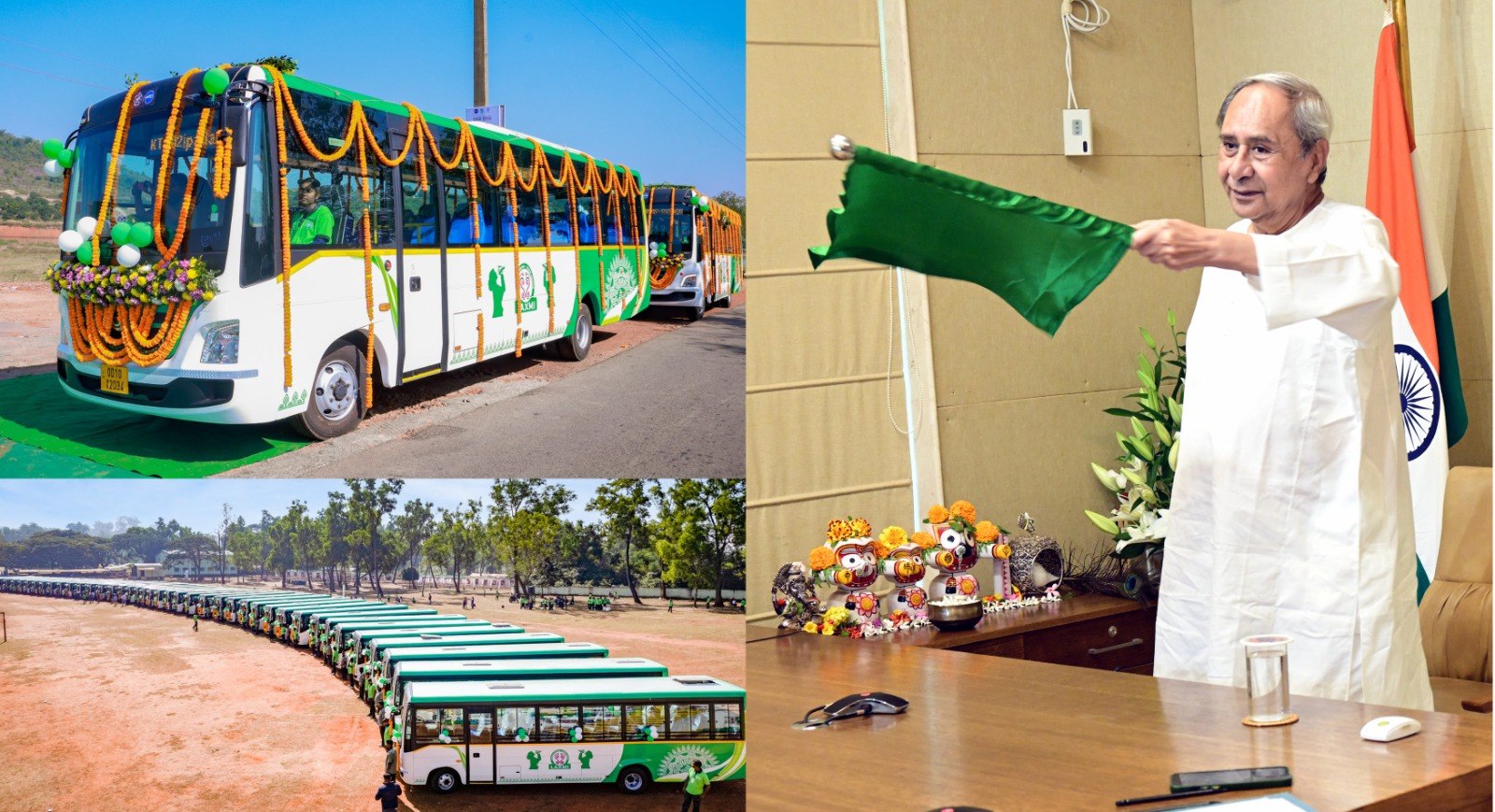 Odisha Chief Minister Naveen Patnaik launched ‘Location Accessible Multi-modal Initiative’ (LAccMI) bus service in Koraput district.