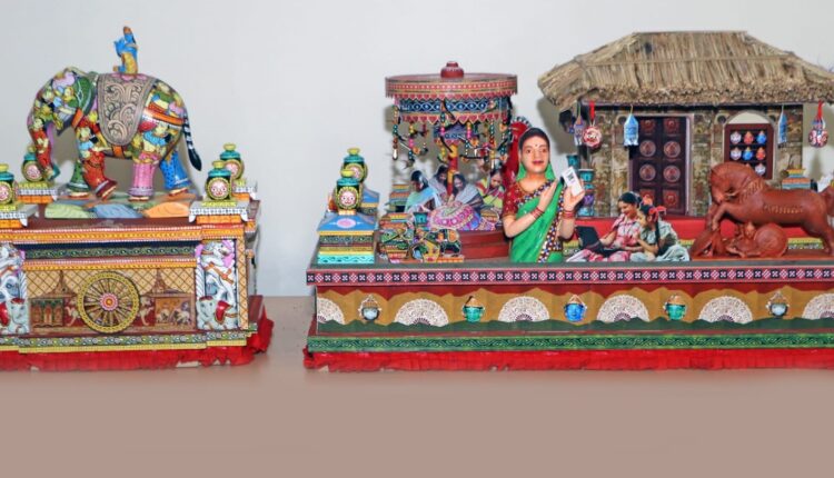 Republic Day Parade 2024: Odisha tableau model sported the Raghurajpur craft village and messages of women empowerment sent to the selection panel.