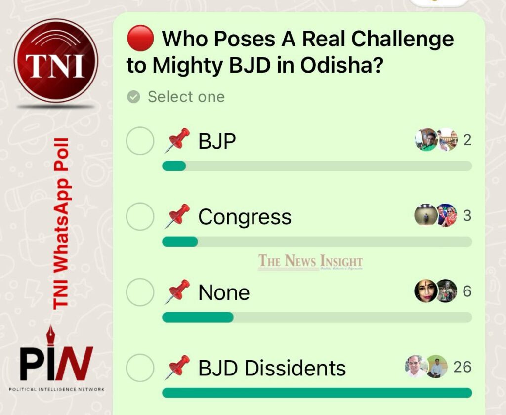 TNI WhatsApp Poll: Who poses a Threat to BJD in Odisha?