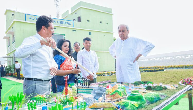 Odisha Chief Minister Naveen Patnaik inaugurates much-awaited Lower Suktel irrigation project in Balangir district.