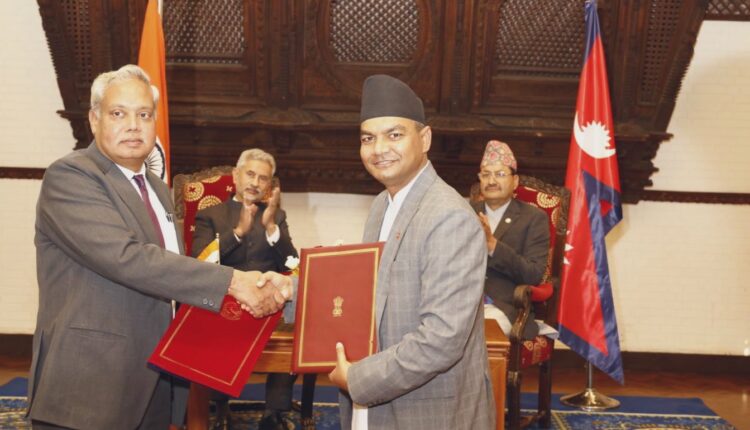 EAM Jaishankar calls on Nepal PM Pushpa Kamal Dahal in Kathmandu. India to provide USD 75 million to Nepal for reconstruction efforts in earthquake-hit areas.