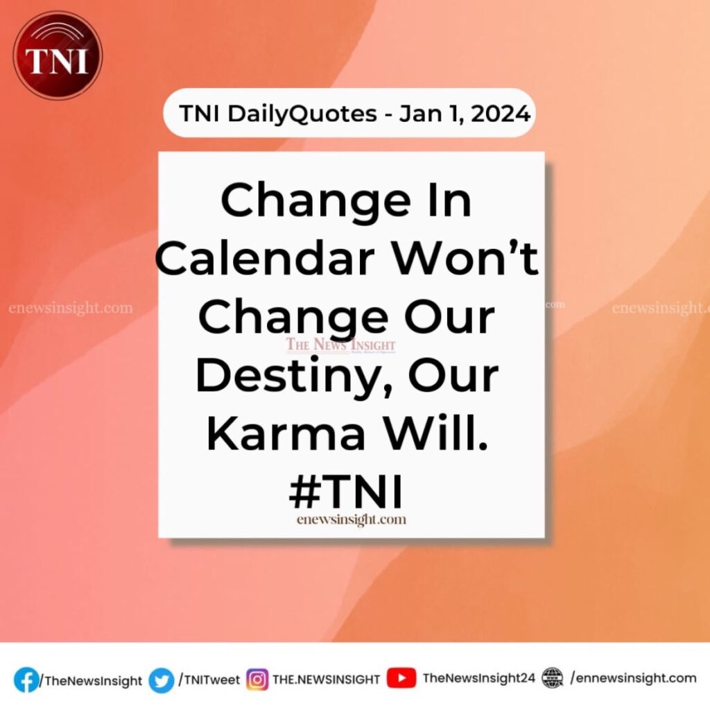 TNI Daily Quote –January 01, 2024 
