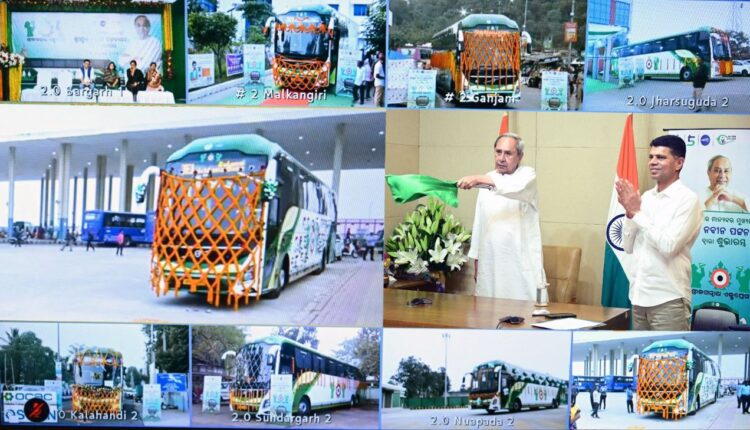 Odisha Government today launched the Jagannath Express bus service with 50% reduction in fare for female passengers from the district headquarters towns to Puri.