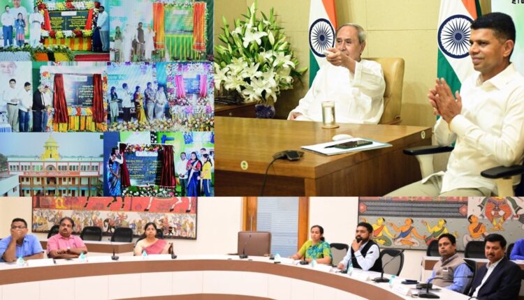 Chief Minister Naveen Patnaik dedicated 327 transformed high schools in six districts on the second day of the fourth phase of the 5T School Transformation programme