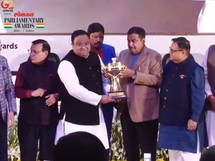 BJD MP Sasmit Patra gets Lokmat ‘Best Parliamentarian Award’ 2023