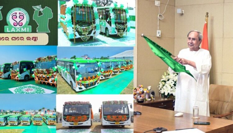 Odisha CM Naveen Patnaik flagged off the LAccMI Bus service in five more districts – Balasore, Jagatsinghpur, Ganjam, Nuapada and Boudh.
