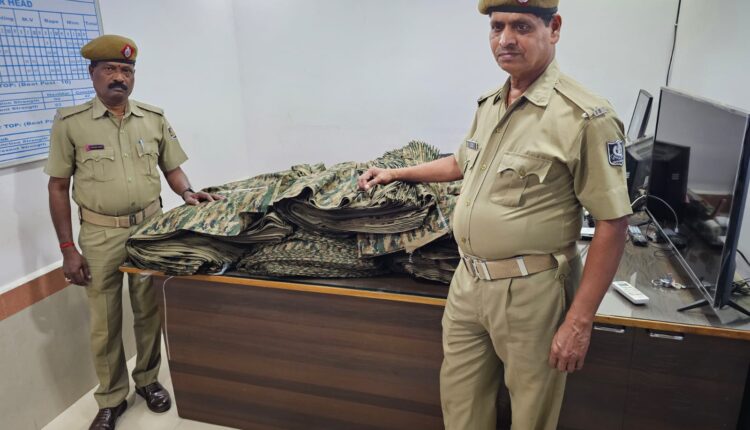Police, Military Intelligence seize Fake Army Combat Uniform in Ganjam