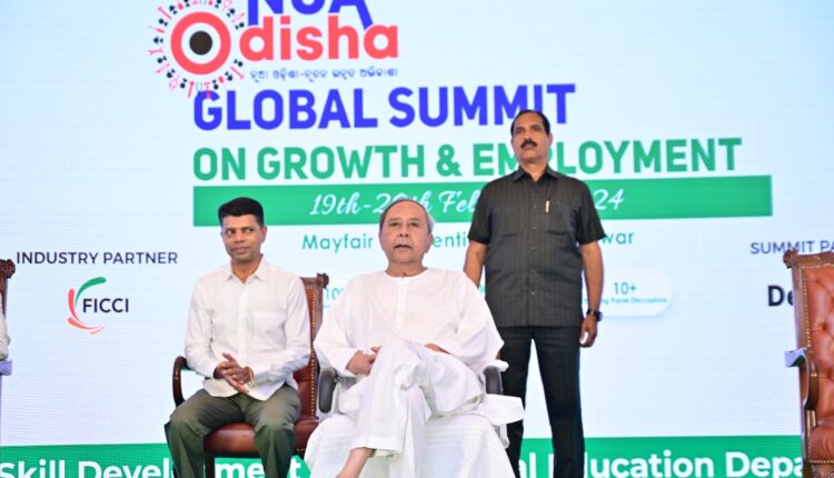 Chief Minister Naveen Patnaik today inaugurated a two-day ‘Nua Odisha Global Summit on Growth and Employment’ in Bhubaneswar.