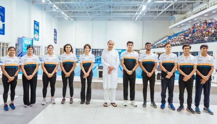 Chief Minister Naveen Patnaik inaugurates India’s First Indoor Athletics Centre and the State-of-art Indoor Aquatic Center at Kalinga Stadium, Bhubaneswar.