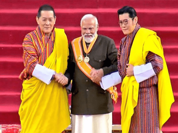 PM Narendra Modi becomes first Foreign Leader to receive Bhutan's Top Civilian Honour "the Order of the Druk Gyalpo".