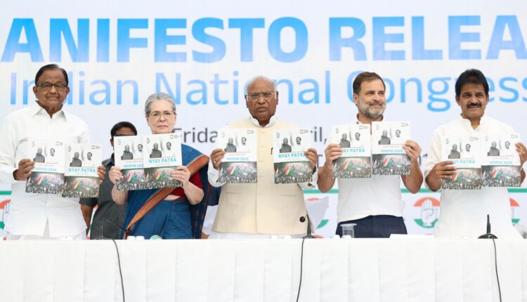 Congress releases Manifesto for Lok Sabha Election 2024; Key Highlights