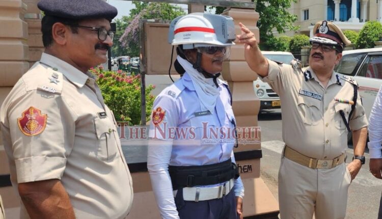 Odisha tests AC Helmets for Traffic Police to beat the Heat