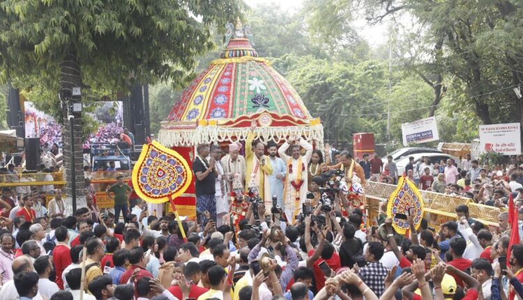 New Delhi’s Hauz Khas Jagannath Temple hosts Bahuda Jatra