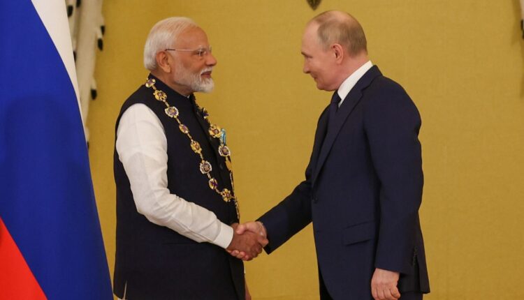 Prime Minister Narendra Modi received Russia's highest civilian award 'The Order of Saint Andrew the Apostle' for his contributions to the strategic partnership between Russia and India.