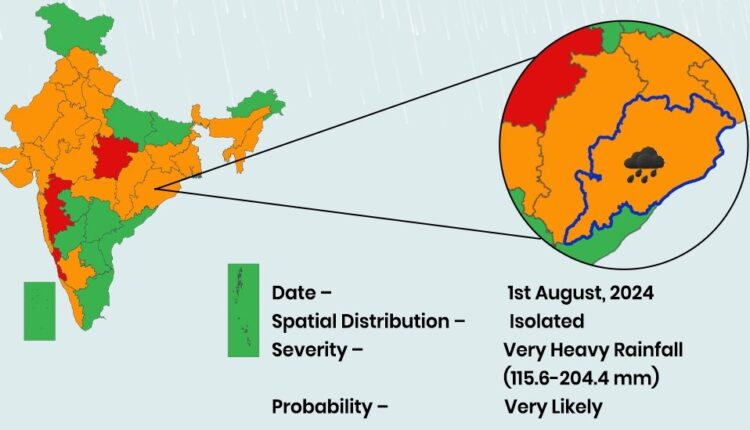 Another cyclonic circulation has formed over the north Bay of Bengal; Heavy rainfall to lash Odisha for next 3 days