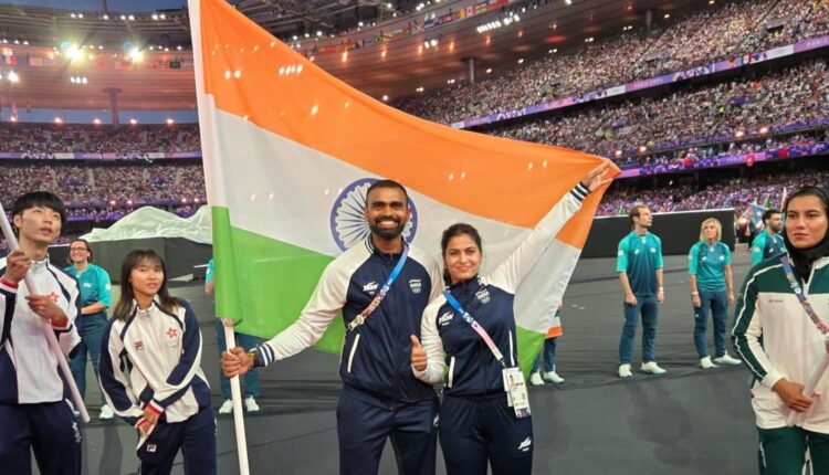 Double Bronze Medalist Manu Bhaker and Men’s Hockey Bronze Medalist Goalkeeper Sreejesh chosen as India’s Flag-bearers at the closing Ceremony of Paris Olympics.