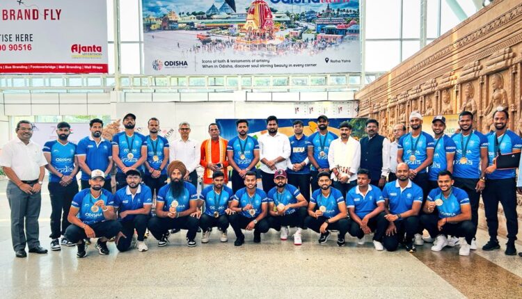 Paris Olympics Bronze Medal Winning Indian Hockey Team arrives in Odisha