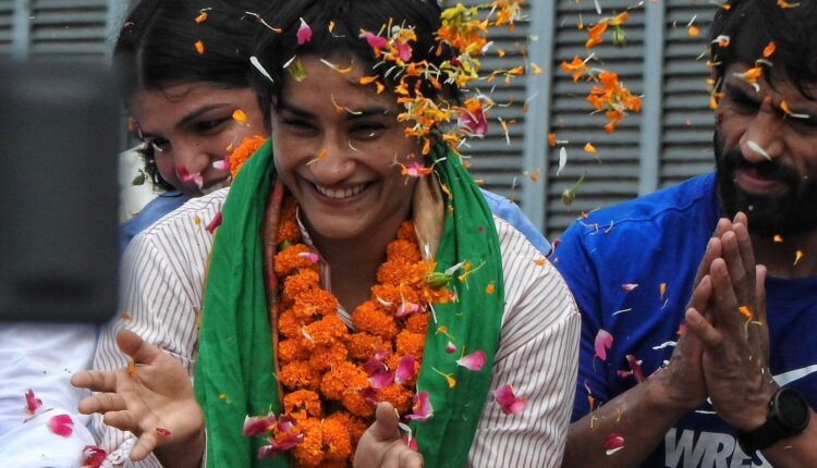 Vinesh Phogat returns Home