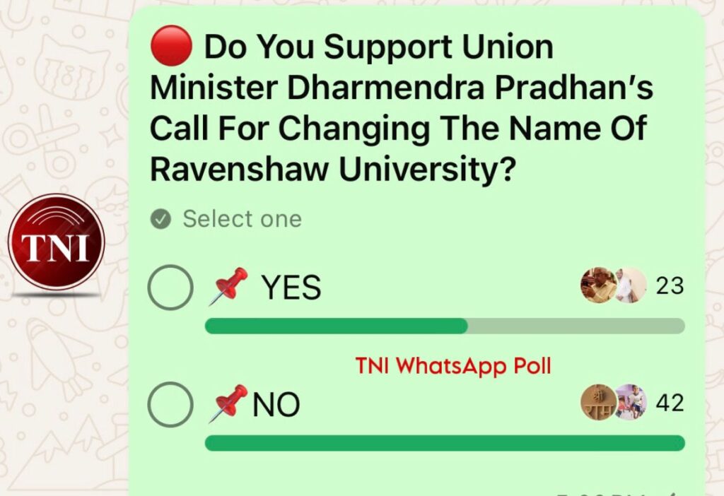 TNI WhatsApp Poll on Ravenshaw Row