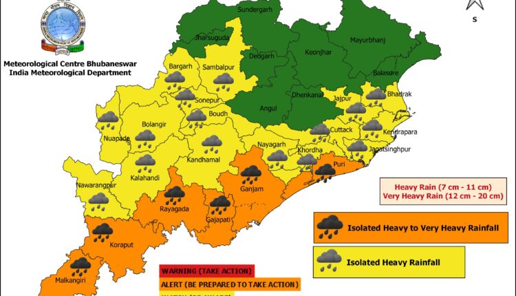 Depression over Bay of Bengal intensified into deep depression, heavy rainfall likely in Odisha.