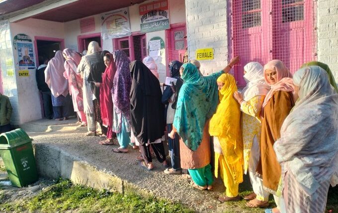 Jammu and Kashmir 1st phase Assembly elections: 11.11% voter turnout recorded in Jammu and Kashmir till 9 am.