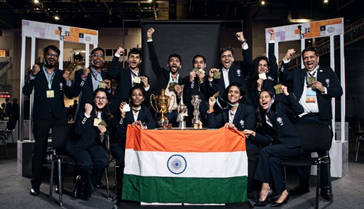 India wins Gold in both the Men's and Women's categories at the 45th FIDE Chess Olympiad. India becomes third country after China and the Soviet Union to win Gold in both categories.