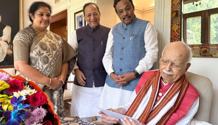 Veteran BJP leader Lal Krishna Advani on Tuesday got the active membership of the BJP as part of the party's membership drive. Over 10 crore people have become members of the party.