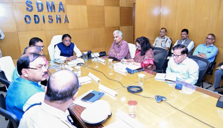 Odisha CM Mohan Majhi reviews Cyclone Preparedness