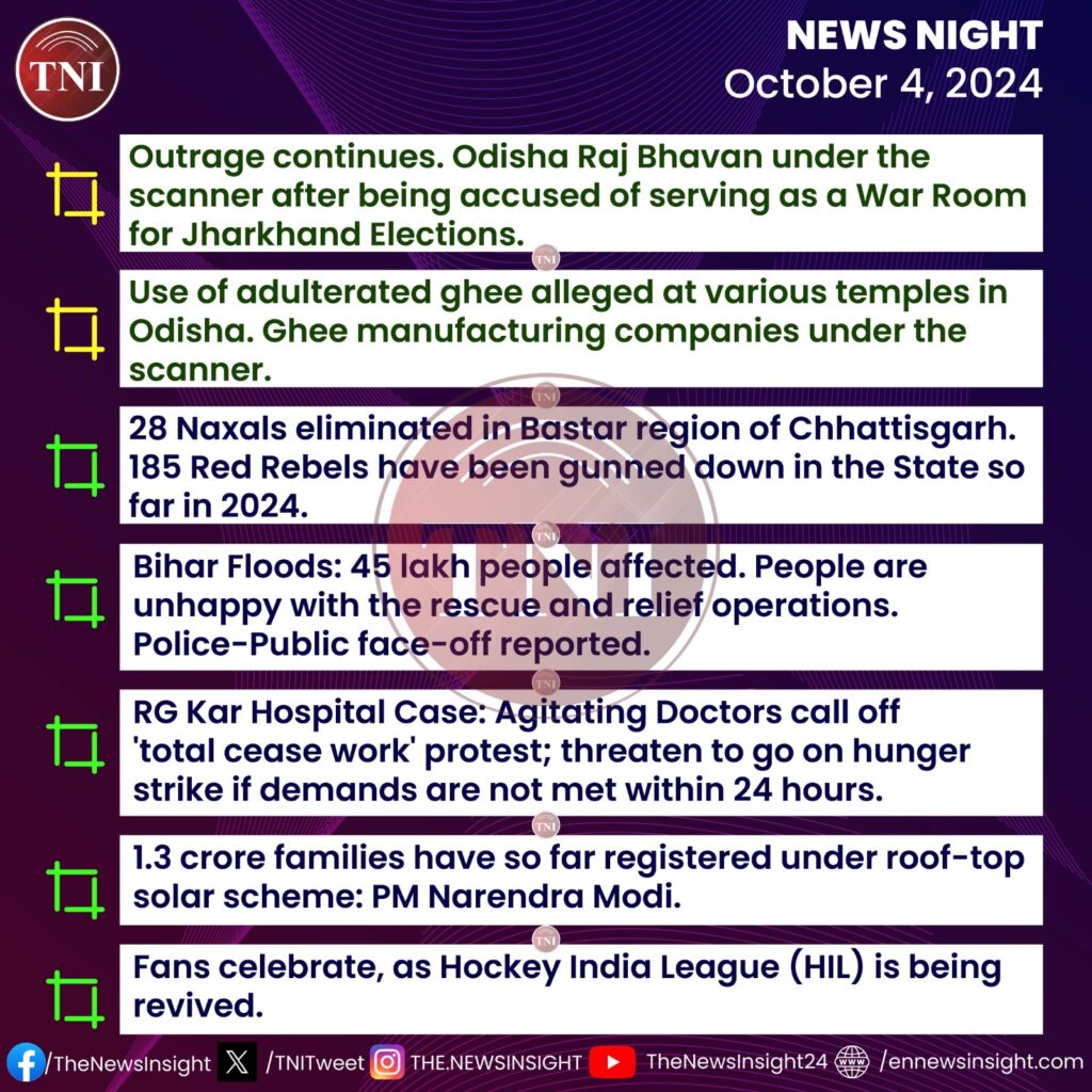 TNI News Night - October 4, 2024