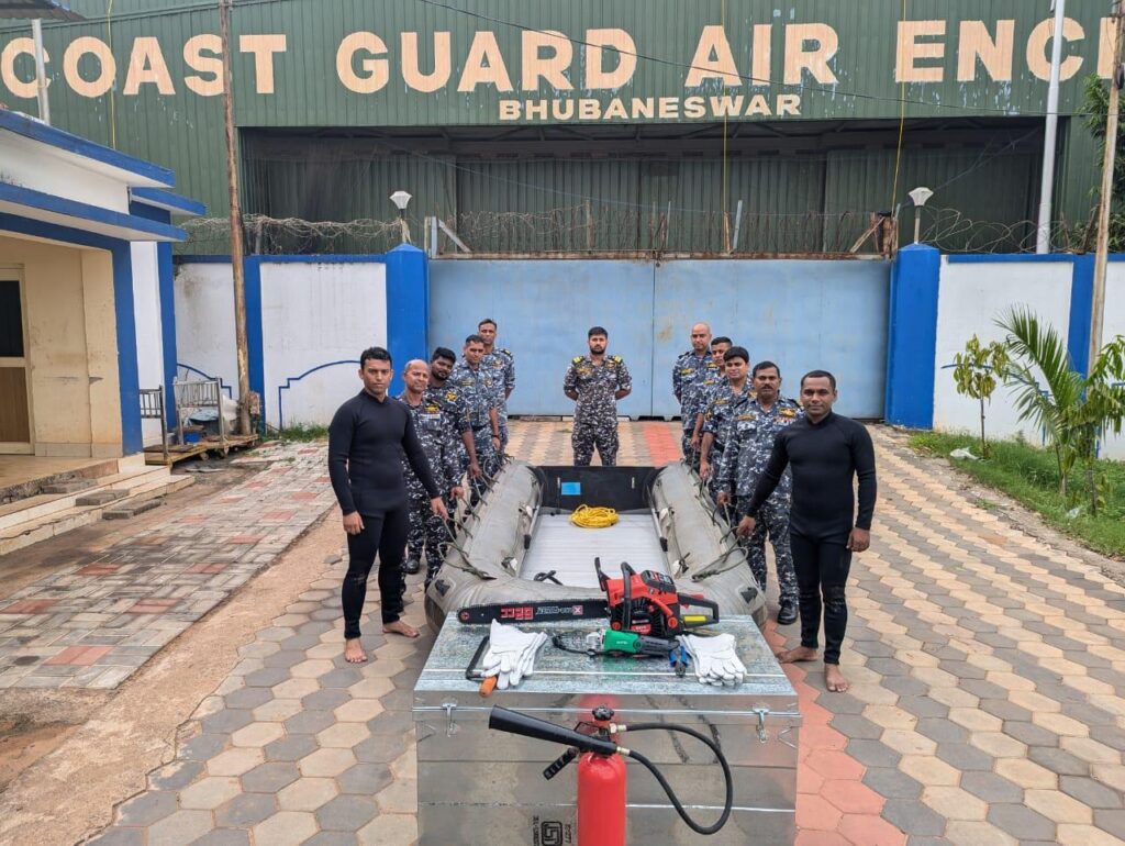 Coast Guard Region (North East) ready to face Cyclone Dana Challenge