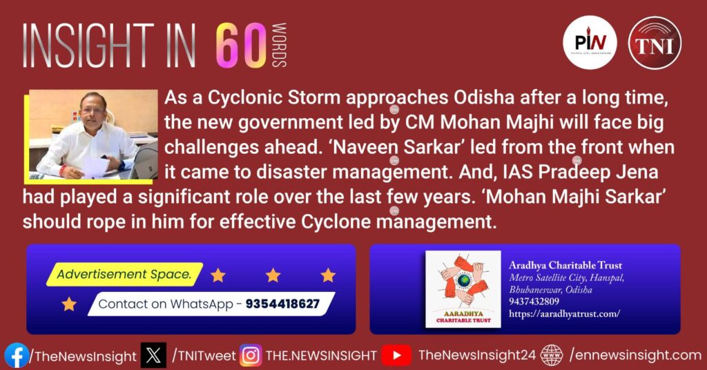 Should Pradeep Jena be roped in for effective Cyclone management?