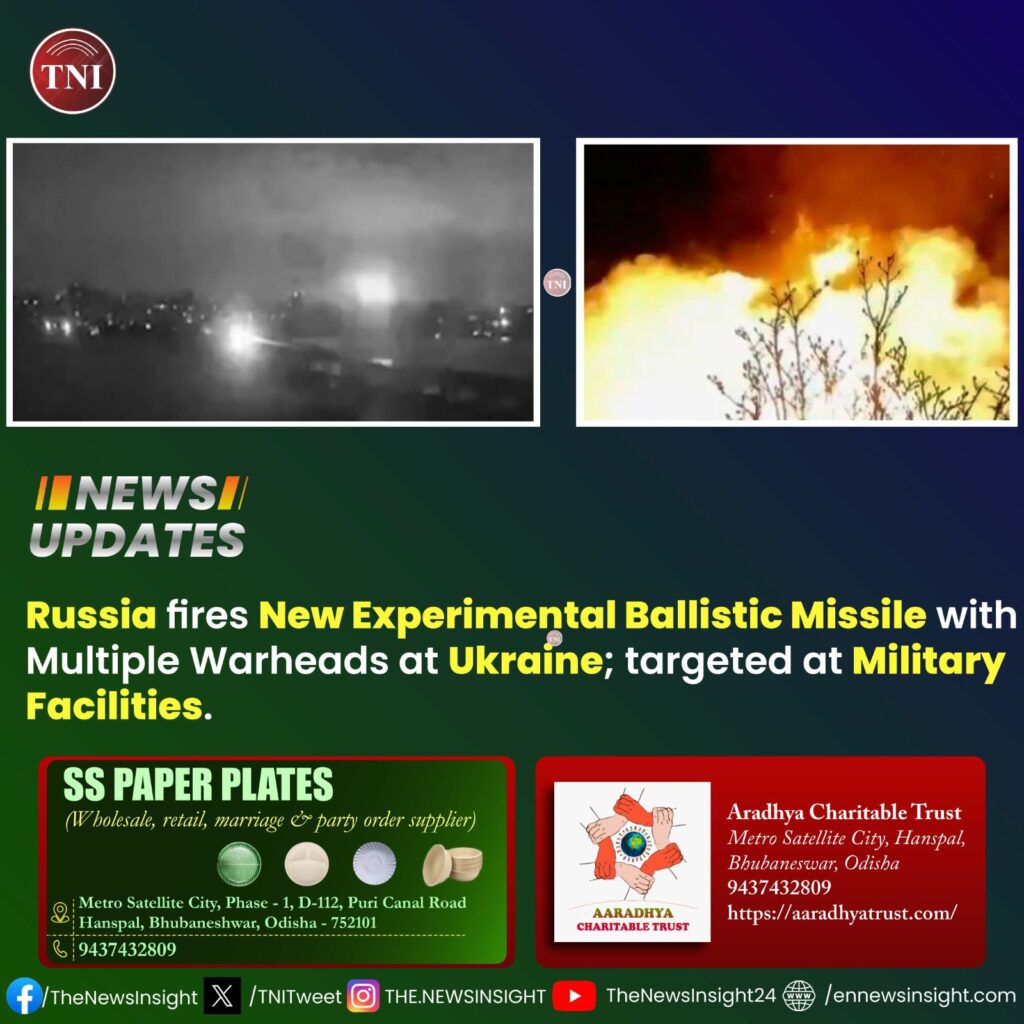 Russia fired new ballistic missile at Ukraine