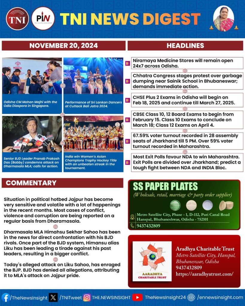 TNI News Digest – November 21, 2024 