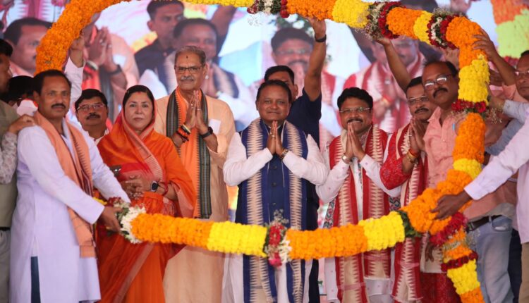 Odisha CM Mohan Majhi in Balangir