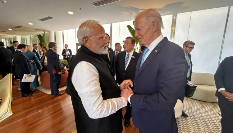 Modi meets Joe Biden