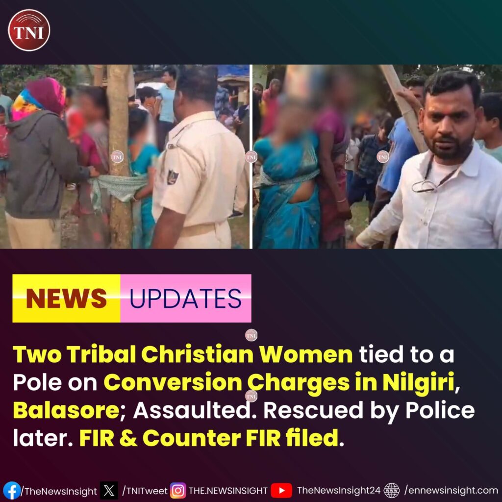 Tribal Christian Women tied to a pole, assaulted; FIRs & counter FIR filed