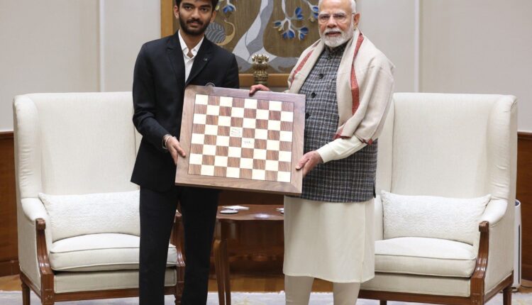 Prime Minister Narendra Modi interacts with Youngest World Chess Champion D Gukesh; calls him India’s Pride.