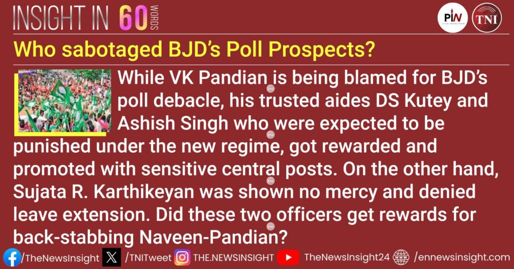 Insight In 60 Words: Who sabotaged BJD’s Poll Prospects?