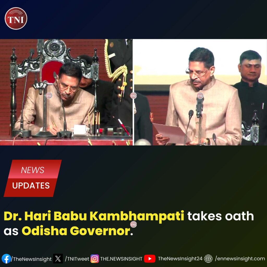 Hari Babu Kambhampati sworn in as 27th Governor of Odisha