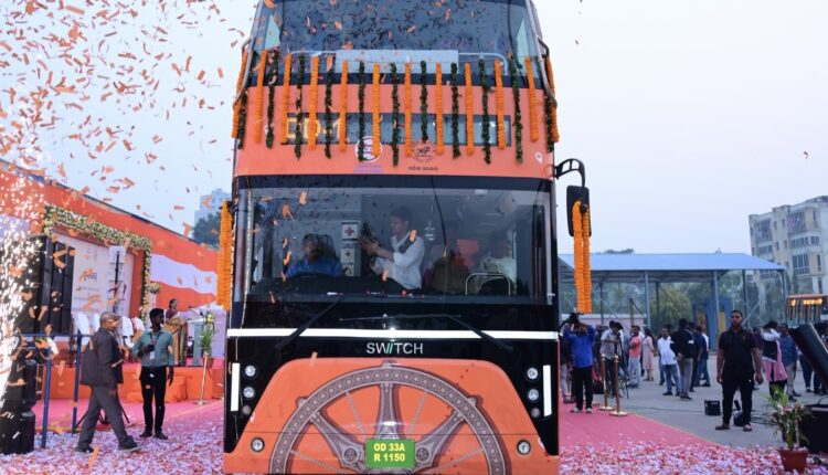 Odisha CM Mohan Majhi launches Double Decker Buses, which will connect Khordha, Bhubaneswar, Puri and Cuttack.