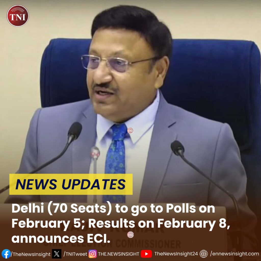 Delhi to go to Polls on February 5